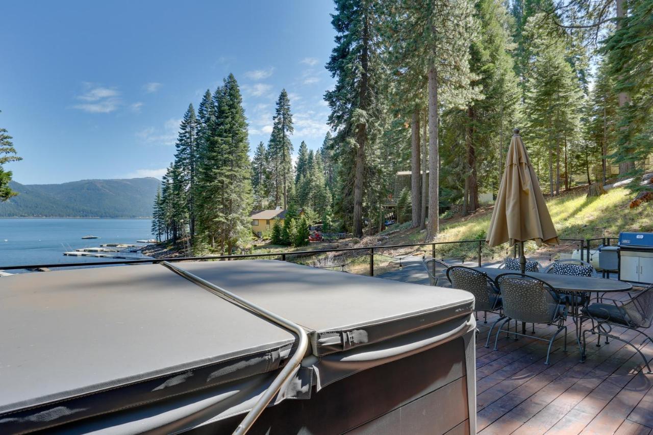 Westwood Lakefront Cabin With Hot Tub And Boat Dock! Exterior photo